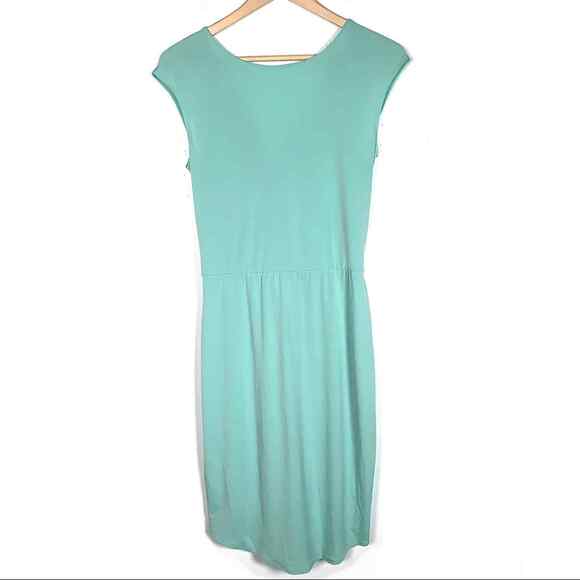 NWT BCBGereration sea foam green v neck wrap style dress small S B154 - Picture 2 of 5